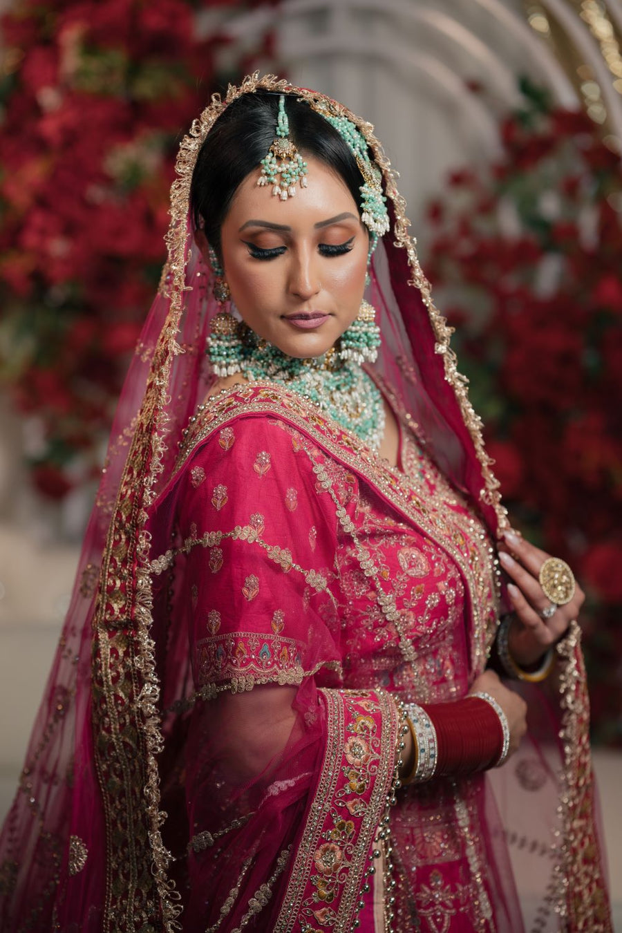 Heavy Embroidered Bridal Lehenga