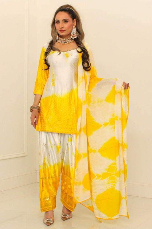 Yellow Salwar Suit
