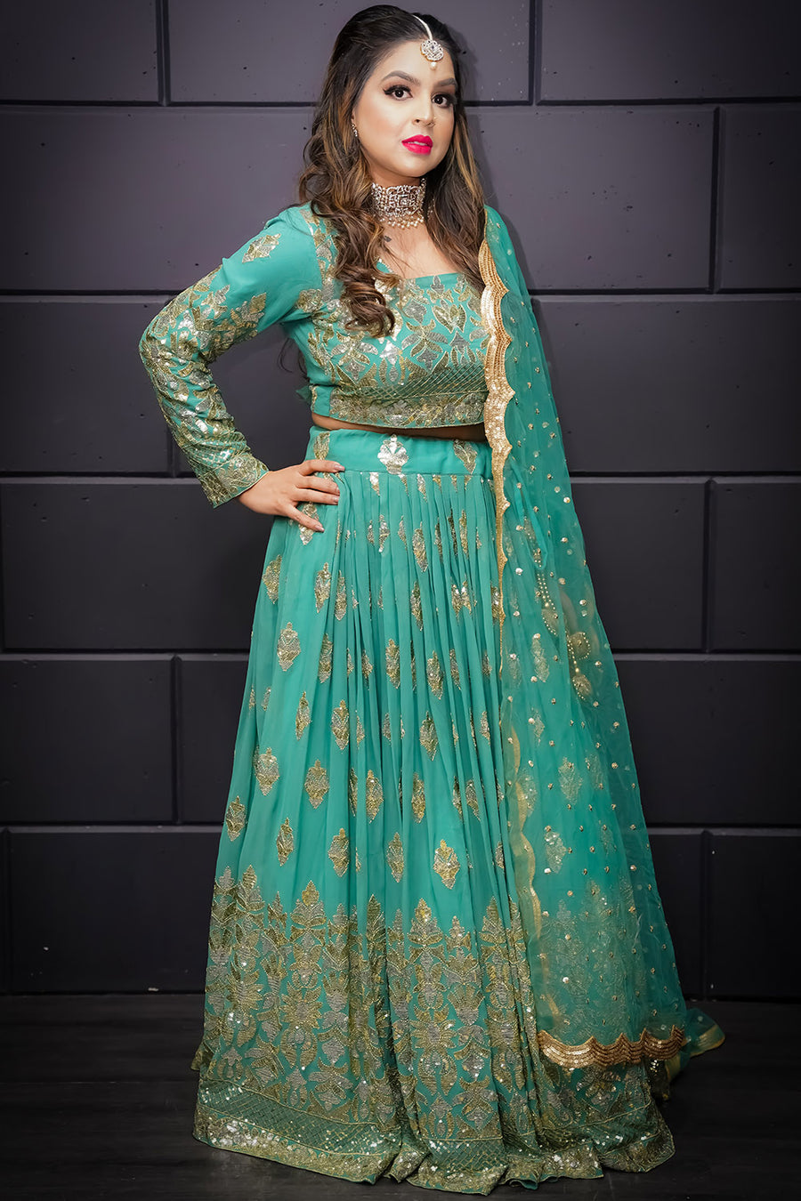 Light Green Lehenga