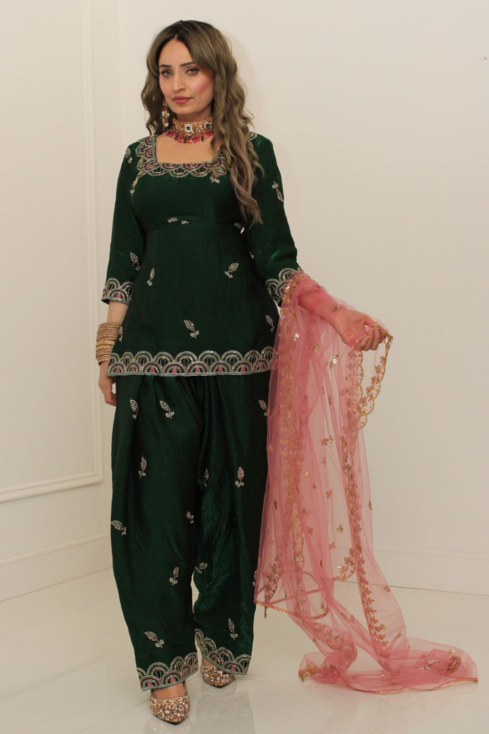 Dark Green Salwar Suit