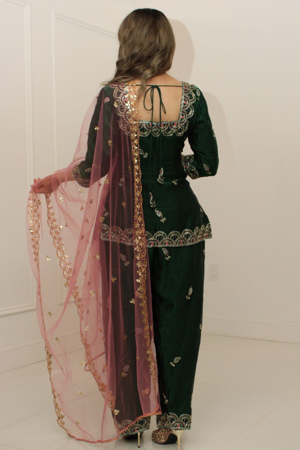 Dark Green Salwar Suit