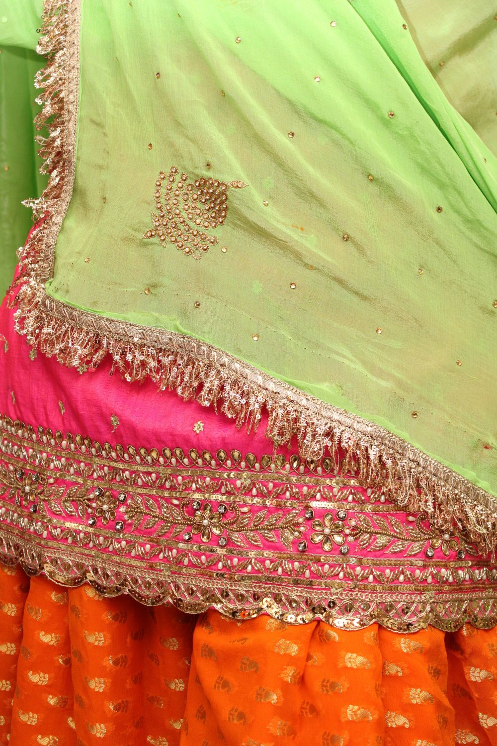 Hot Pink Dhoti Suit