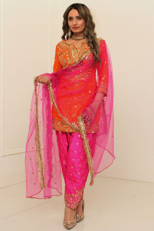 Orange Salwar Suit