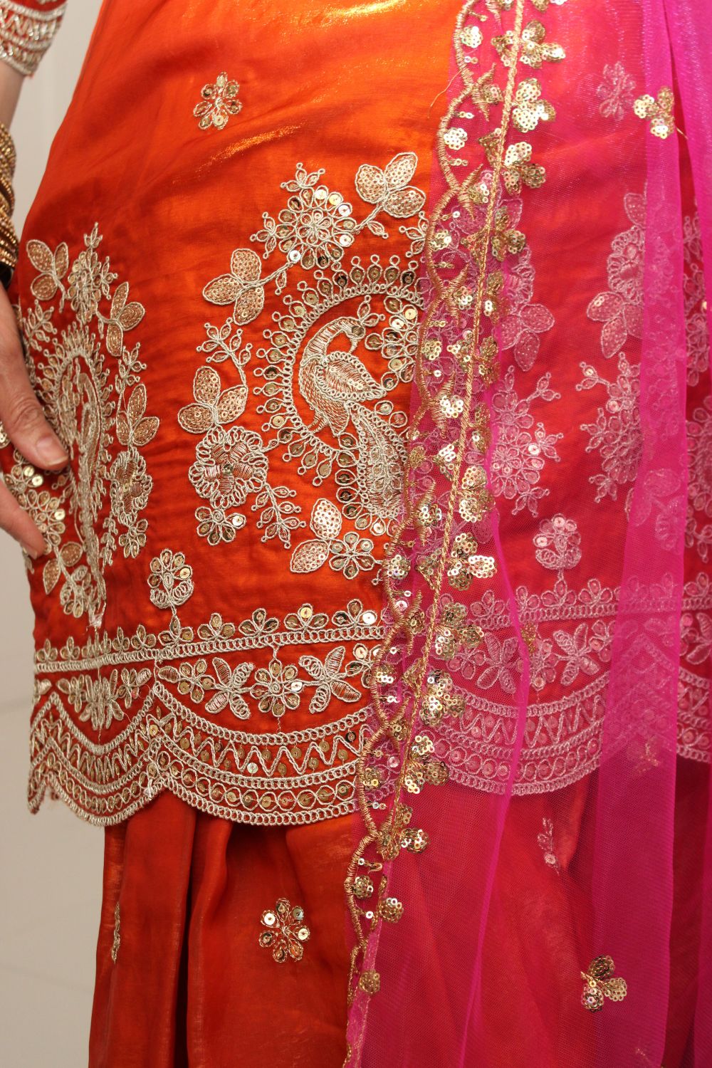 Burnt Orange Salwar Suit