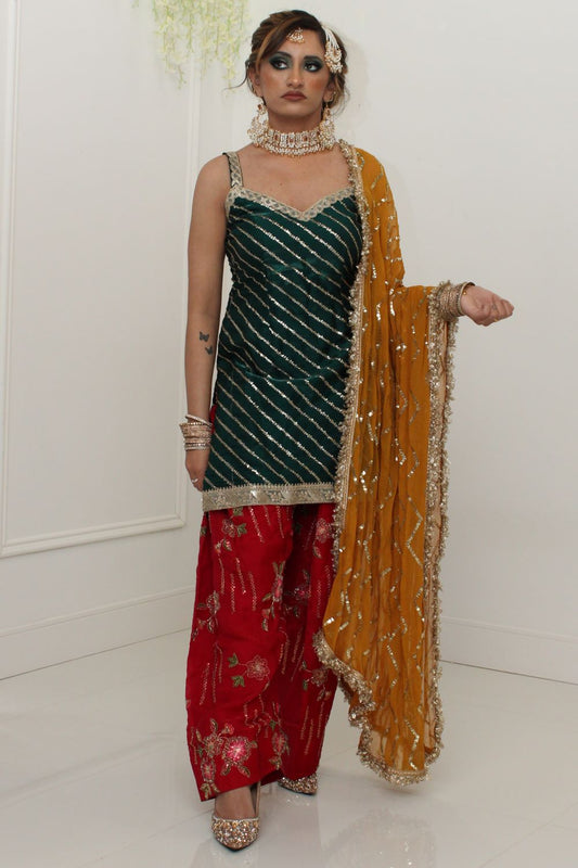 3D Embroidered Salwar Suit